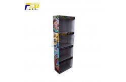 China Custom Design Cardboard Side Wing Displays CMYK Printing Durable For Promotion supplier