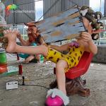 Rainproof Custom Made Animatronics Cartoon Character Statue For Park Show