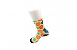 China Environmental Friendly 3D Printed Socks By Breathable Anti Bacterial Material 22 - 29 Mm supplier