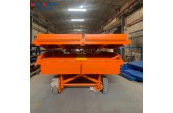 China Hand-Hydraulic Mobile Dock Leveler - Manual Adjustable Loading Ramp for Trucks & Warehouses supplier