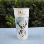 22oz 630ml Single Wall Paper Cup Custom Printing Biodegradable Party Cups for sale