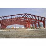 100×100 Prefab Insulated Warehouse Steel Frame Structure for sale