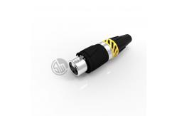 China 16A Wire XLR Connector 3 Pin Waterproof Ip65 Female Plug Outdoor supplier