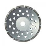 Low Noise Single Row Cup Wheel Convenient Installation For Hard Granite Grinding for sale