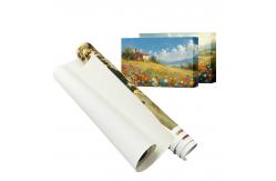 China Large Format Inkjet Printing 380gsm Matte Canvas for Eco Solvent Printing supplier