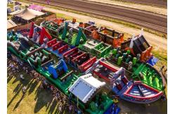 China 3 years Guaranteed Adrenaline Rush Extreme Inflatable Obstacle Course supplier
