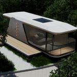 Aluminum Hollow Tempered Glass Doors Windows Space Capsule Homes Quick Installation Robust Build for sale