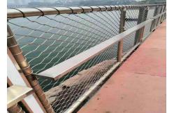 China Hand Woven Security Fence Steel 1.2mm Balustrade Cable Mesh supplier