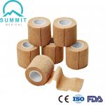 Hypoallergenic 5cmx4.5m NonWoven Elastic Cohesive Bandage Self Adhesive for sale