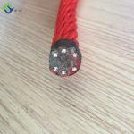 Playground 16mm Polyester Combination Rope UV Resistant With Steel Core for sale