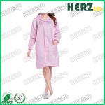 Anti Static Cleanroom Garment ESD Polyester Garment ESD Conductive Polyester Lab Coverall for sale