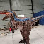 Handmade Realistic Dinosaur Costume Hidden Legs Lifelike Raptor Costume