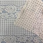 Customized 150cm Nylon Cotton Guipure Lace Fabric 3d Lace Fabric By The Yard