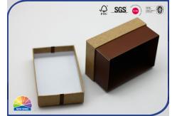 China Brown Customized Rigid Shoulder Box For Special Gift Soap supplier