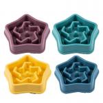 New Color Pet Bowl Dog Bowl Bottom Non-Slip Plastic Labyrinth Pet Anti-Choking Slow Food Bowl Slow Feeding Basin for sale
