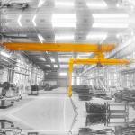110kn Double Girder Overhead EOT Crane 37.2m/Min 50T Hanger Bridge for sale