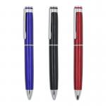Metal Thick Barrel Ballpoint Pen Customized Logo 1.0mm Twist Type Business Ball Pen for sale