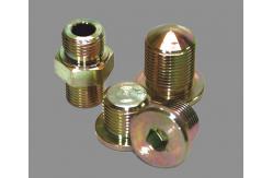 China Excavator parts of plug high quality and gold plug supplier