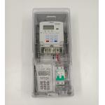 Single Phase Two Wire STS Prepaid Energy Meter With Enclosure, Meter Box Protection for sale