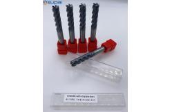China 45/55 Degree Precision Helix Angle Copper Alloy End Mill supplier