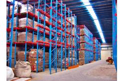China Medium Duty Multiple Drive In Pallet Rack With Powder Coat Paint Finish supplier