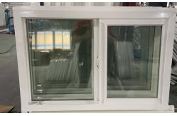China American Customized UPVC Sliding Window Single Glass With Engineered Vinyl supplier