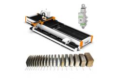 China Stainless Steel Tube And Plate Fiber Laser Cutting Machine 2000w With CNC supplier