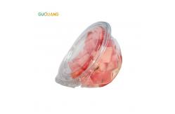 China Stackable Tamper-Resistant Clear Hinged Container with Lid for Food Packaging supplier