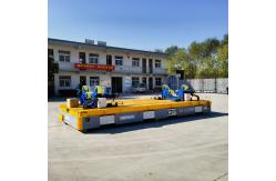 China Remote Control Battery 10 Tons Omni Steerable Steel Industrial Transfer Cart supplier