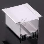 Alloy Aluminium Profile Light , Aluminum LED Profile Housing With Milky Cover Profile for sale