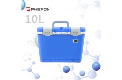 China Phefon Medical Cooler Box With Ice Packs Temperature Display 10 Liters supplier