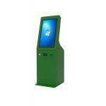 32 inch Green Self Service Kiosk , Restaurant Airports Bill Payment Kiosk for sale