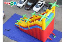 China Kids Inflatable Slide Commercial Inflatable Water Slide With Copper Palm Tree Theme supplier