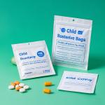 Tamper Evident Child Resistant Pouches Flat Bottom Zipper For Medicine