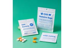 China Tamper Evident Child Resistant Pouches Flat Bottom Zipper For Medicine supplier