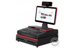 China 250CD/M2 Dual Screen 1920x1080 TFT Supermarket Cashier With Printer supplier