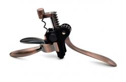 China Rabbit Bronze Plating Zinc Alloy Manual Wine Opener Wear Resistance supplier