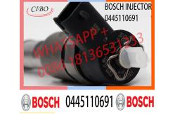 China 100% New Common Rail Injector Diesel Fuel Injector 0445110690 0445110691 supplier