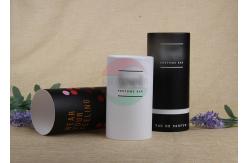 China OEM Labeling Tissue Paper Tube Packaging with Recyclable Strech Cap Cardboard Cylinders  supplier