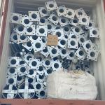Q235B Customized 25FT Single Double Arm Galvanized Steel Lamp Pole for sale