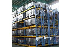 China Safty Motorized Mobile Racking System , Steel Industrial Warehouse Storage Racks supplier