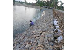 China 1*1*1m Retaining Wall 4mm Galvanized Gabion Boxes Stone Basket supplier