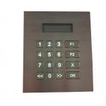 Stainless Steel VFD Display Backlight RS232 Metal Keypad IP67 for sale