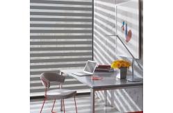 China Modern Window Day And Night Rainbow 100% Polyester Roller Zebra Blinds Fabric supplier