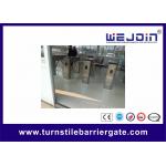 Professional Metro / Subway Turnstile Barrier Gate with 304 Stainless Steel Housing for sale