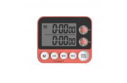 China Magnetic Dual Digital Timer Cooking Countdown Timer Kitchen Baking Tools supplier
