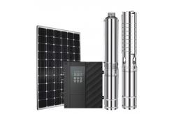 China 3 Inch Solar Deep Well Submersible Pumps With MPPT Controller Float Switch Kits supplier