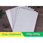 Both Side Grey Chipboard Paper Laminated Chipboard Sheets Folding Resistance for sale