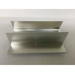 Silver White Sand Blasting Aluminum Window Profiles High Structural Stability