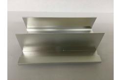 China Silver White Sand Blasting Aluminum Window Profiles High Structural Stability supplier